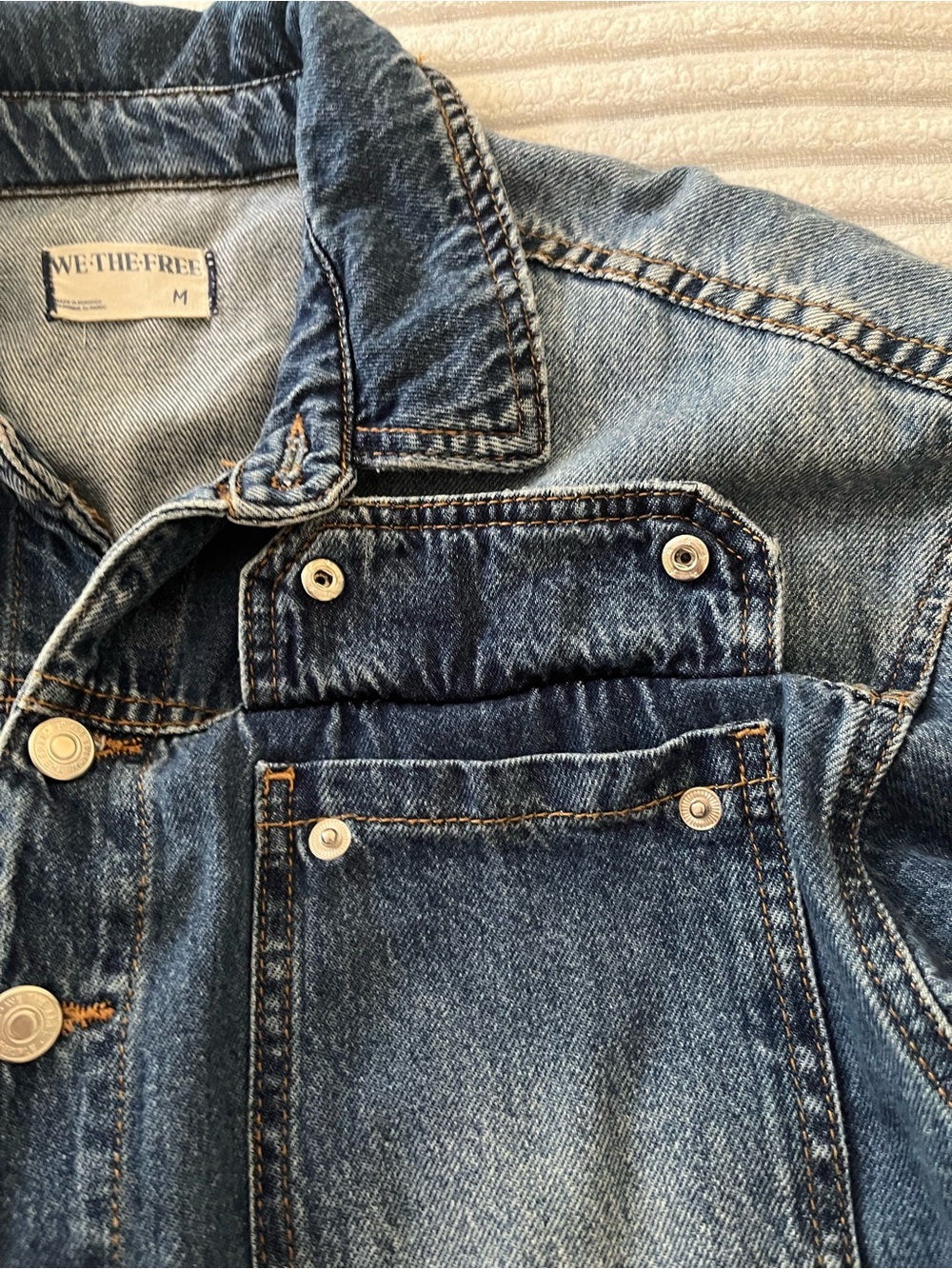 Free People Denim Jumpsuit - Picture 7 of 10